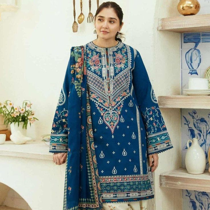 imbroaded dhamak suit unstiched